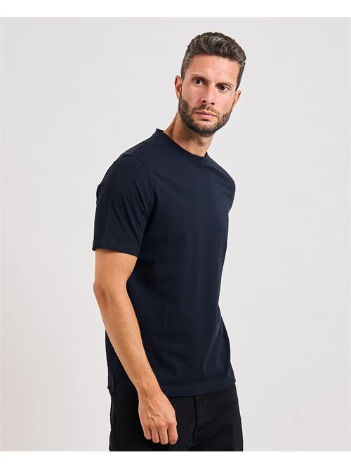Bugatti men's blue t-shirt with chest logo BUGATTI | 8350- 95040390